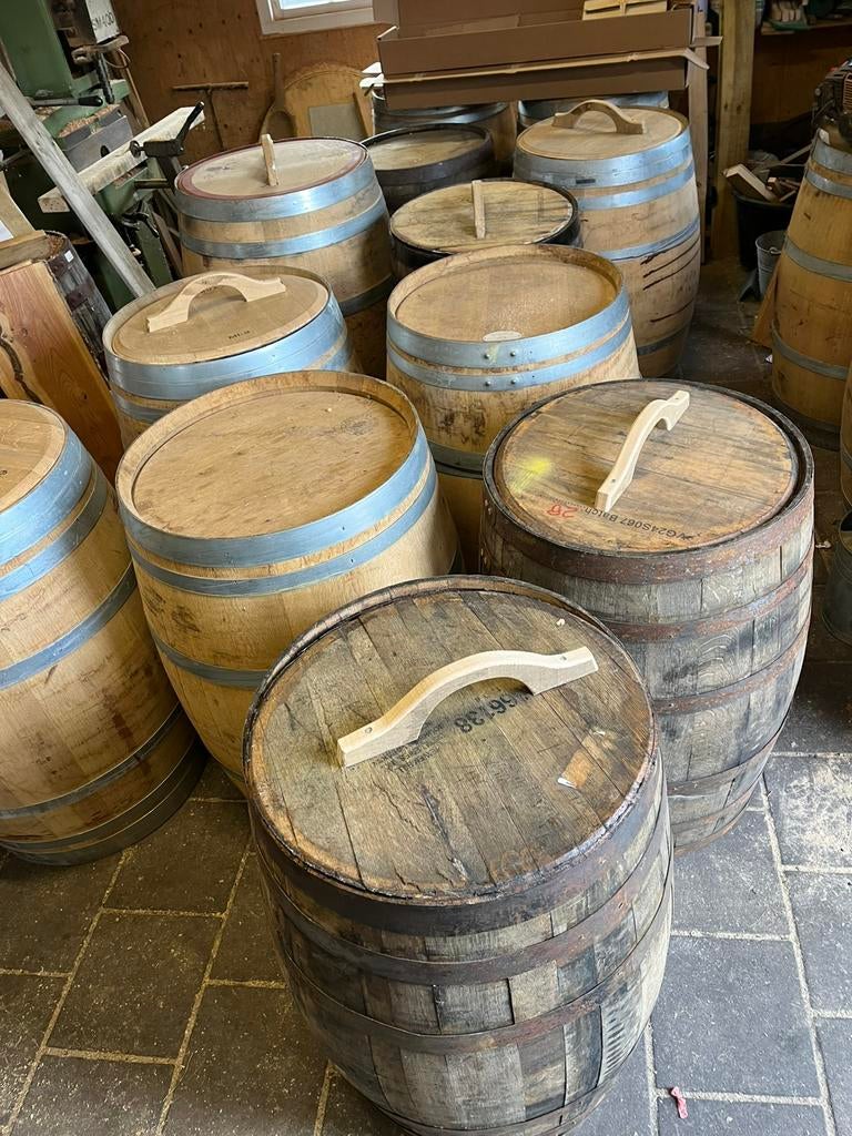Regenton wijnvat whiskyvat dompelton wateropvang houten ton, Gerard Krale, 150 liter of meer, Nieuw, Ophalen of Verzenden