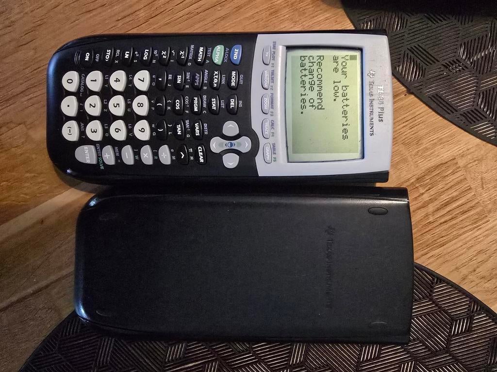 Rekenmachine TI.84 plus, Ophalen