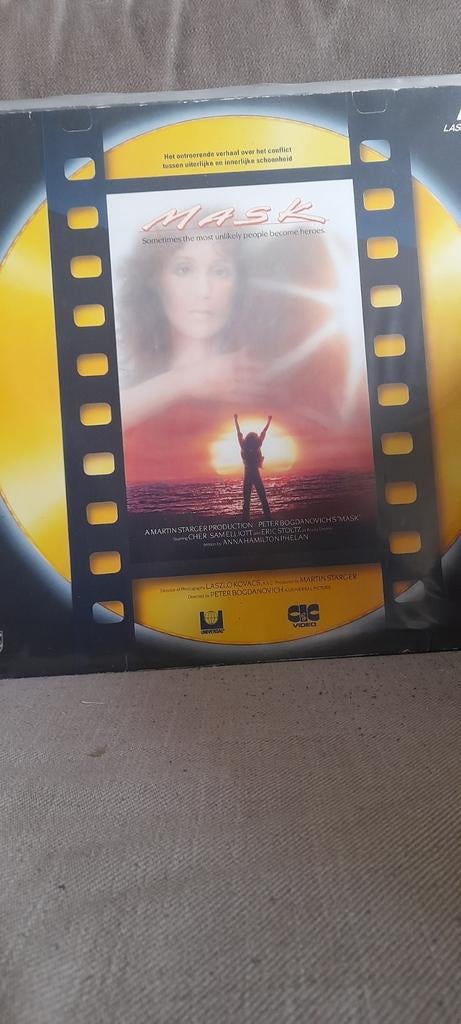 Laserdisc  Mask   PAL, Ophalen of Verzenden, Zo goed als nieuw