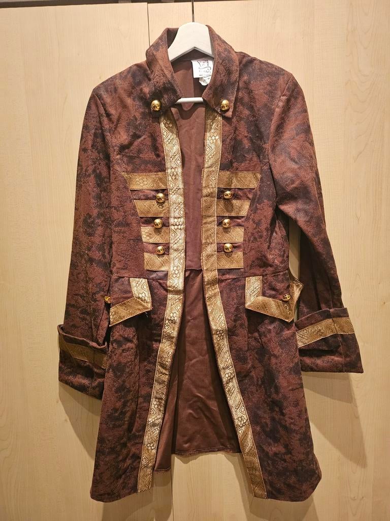 Piraten Jas Dames Maat M + Rok & Blouse, Maat 38/40 (M), Carnaval, Freddy, Ophalen of Verzenden