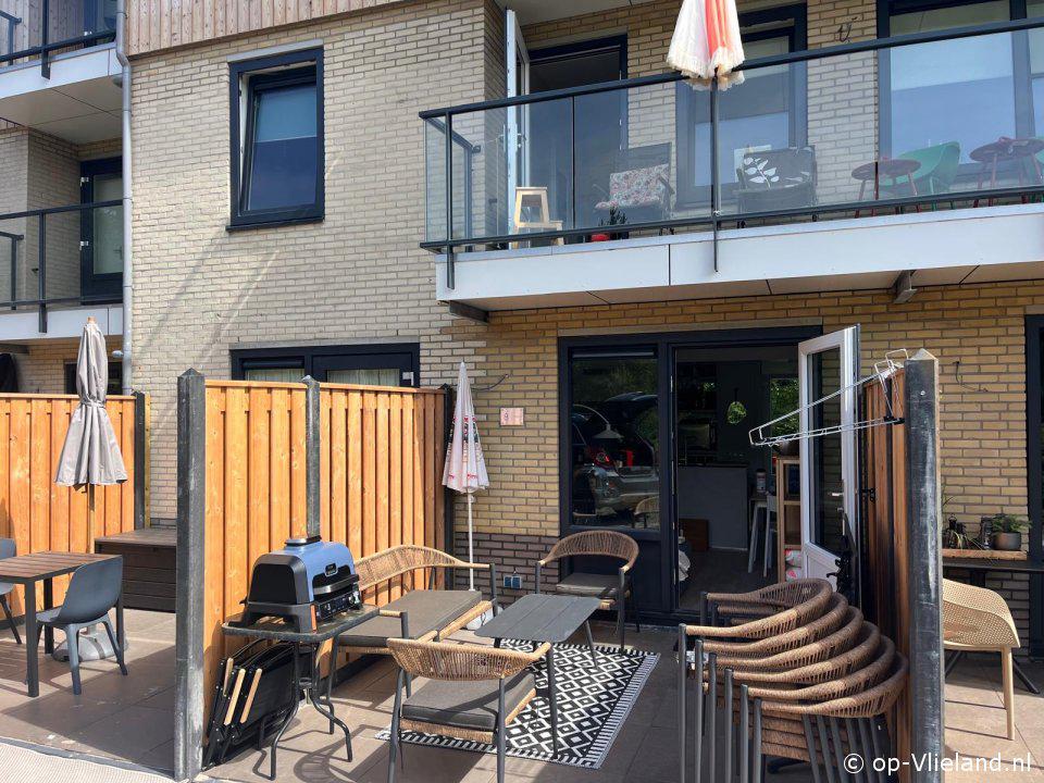 Appartement 2 - 4 of 5 personen te huur VLIELAND, Vakantie, Vakantiehuizen | Nederland, 5 personen, 2 slaapkamers, Wasmachine