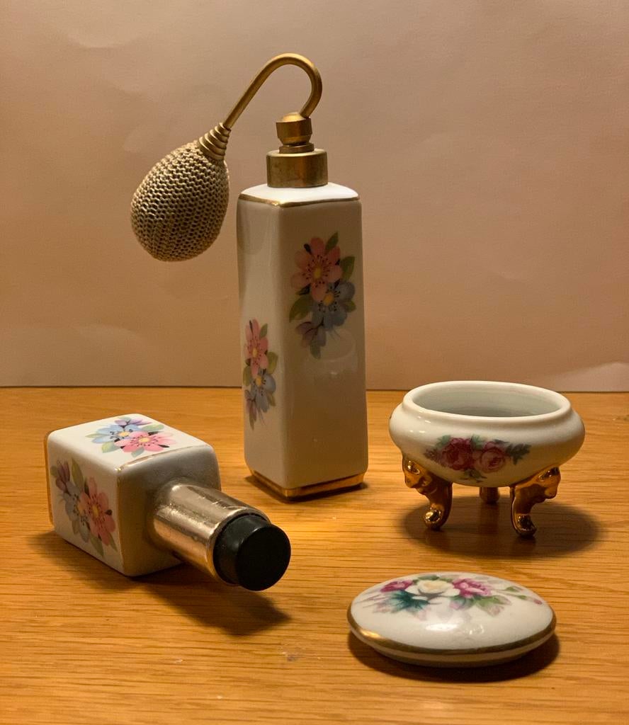 Royal Bavaria Parfum Set - Nostalgisch Porselein, Ophalen of Verzenden, Gebruikt, Toebehoren