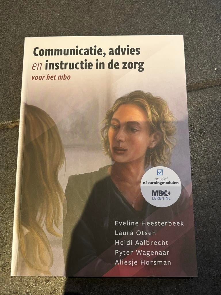 Communicatie, Advies en Instructie in de Zorg, Ophalen of Verzenden, Zo goed als nieuw, Overige