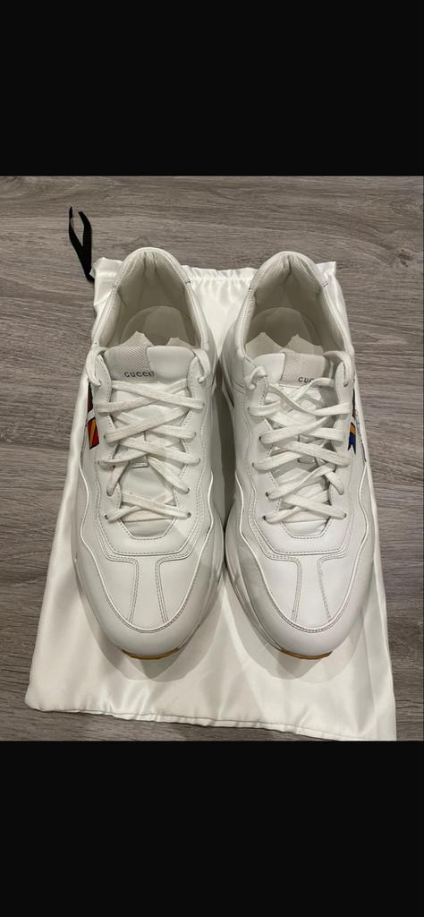 Gucci Rhyton Worldwide Sneakers - Maat 45, Kleding | Heren, Schoenen, Ophalen of Verzenden, Zo goed als nieuw, Wit, Sneakers of Gympen