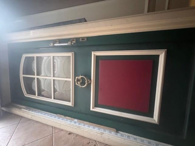 Kunststof deur en kozijn, 75 tot 150 cm, Kunststof, Gebruikt, Deurkozijn