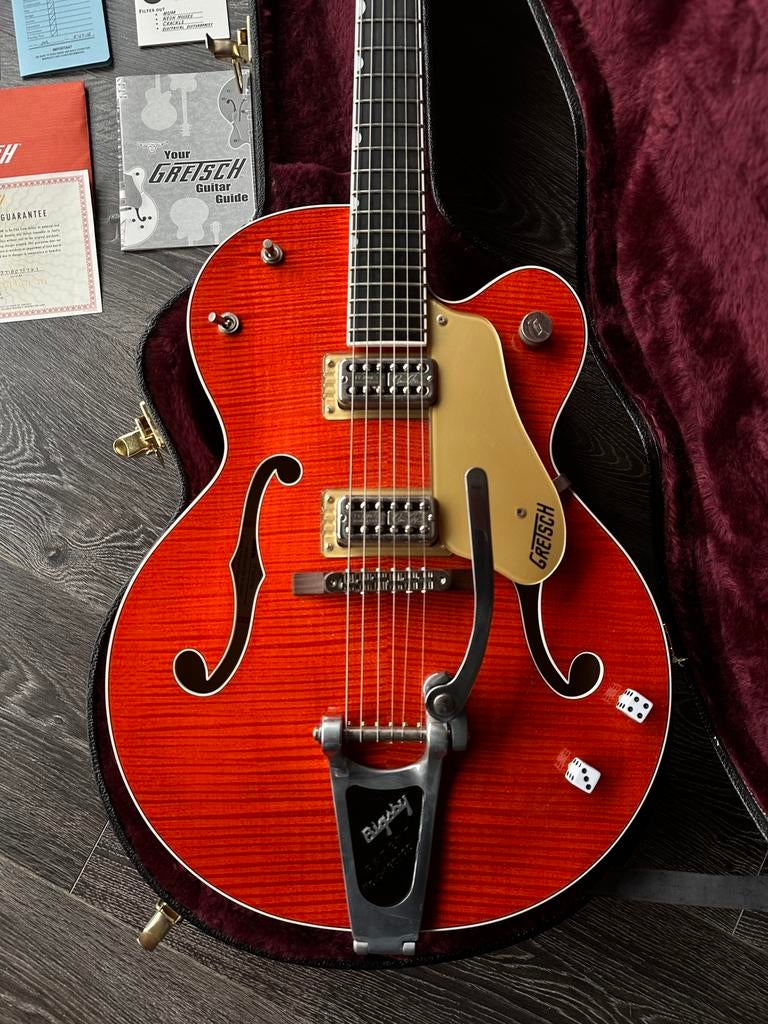 Gretsch G6120 BSNV OR Setzer Signature limited model number, Ophalen, Gebruikt, Hollow body, Overige merken