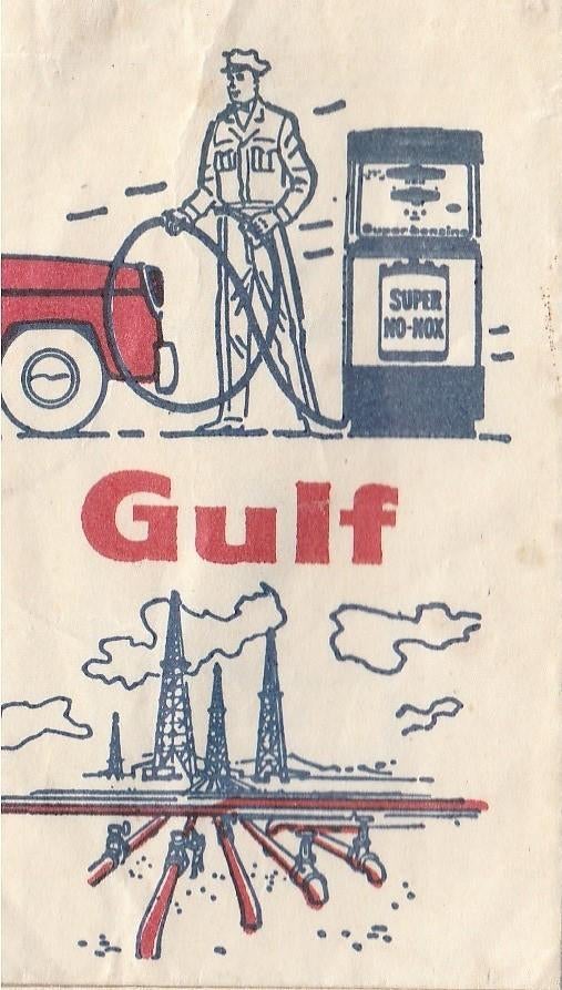 GULF benzine BK LPG ombouwstation ARAL OK hoogtaan benzine, Ophalen of Verzenden, Gebruiksvoorwerp