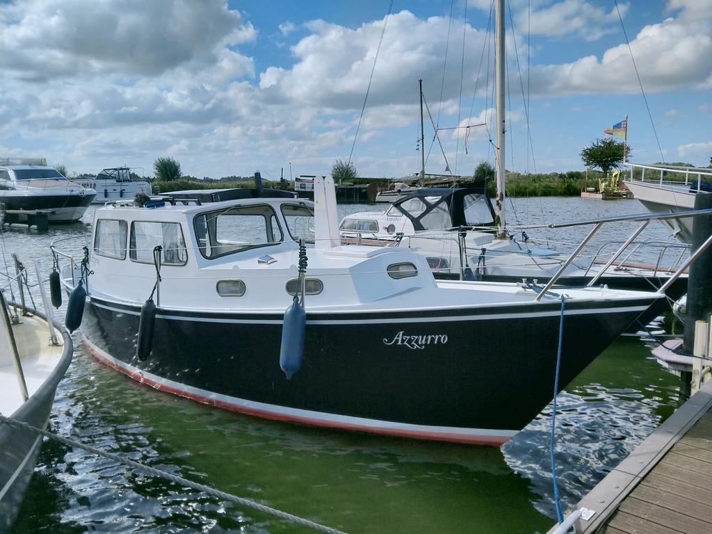 Stalen kajuitboot, Watersport en Boten, Vis- en Consoleboten, Staal, Binnenboordmotor, 6 meter of meer, Diesel