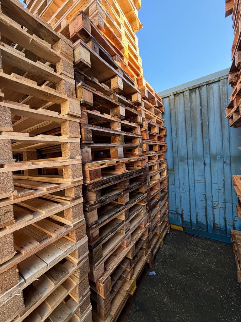 Stevige pallets 100 x 150 te koop, Ophalen