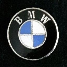 B.M.W. speld emaille 10 mm doorsnee, Ophalen of Verzenden, Nieuw, Transport, Speldje of Pin