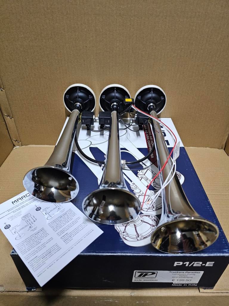 Marco 3 tonige luchthoorn 24v nieuw in doos, Ophalen of Verzenden, Nieuw, Reclamebord