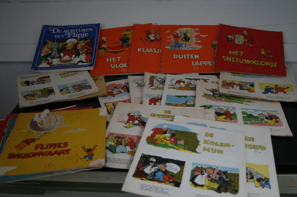 stipboekjes van Flipje ( nostalgie ), Gelezen, Diverse, Ophalen of Verzenden, Meerdere stripboeken