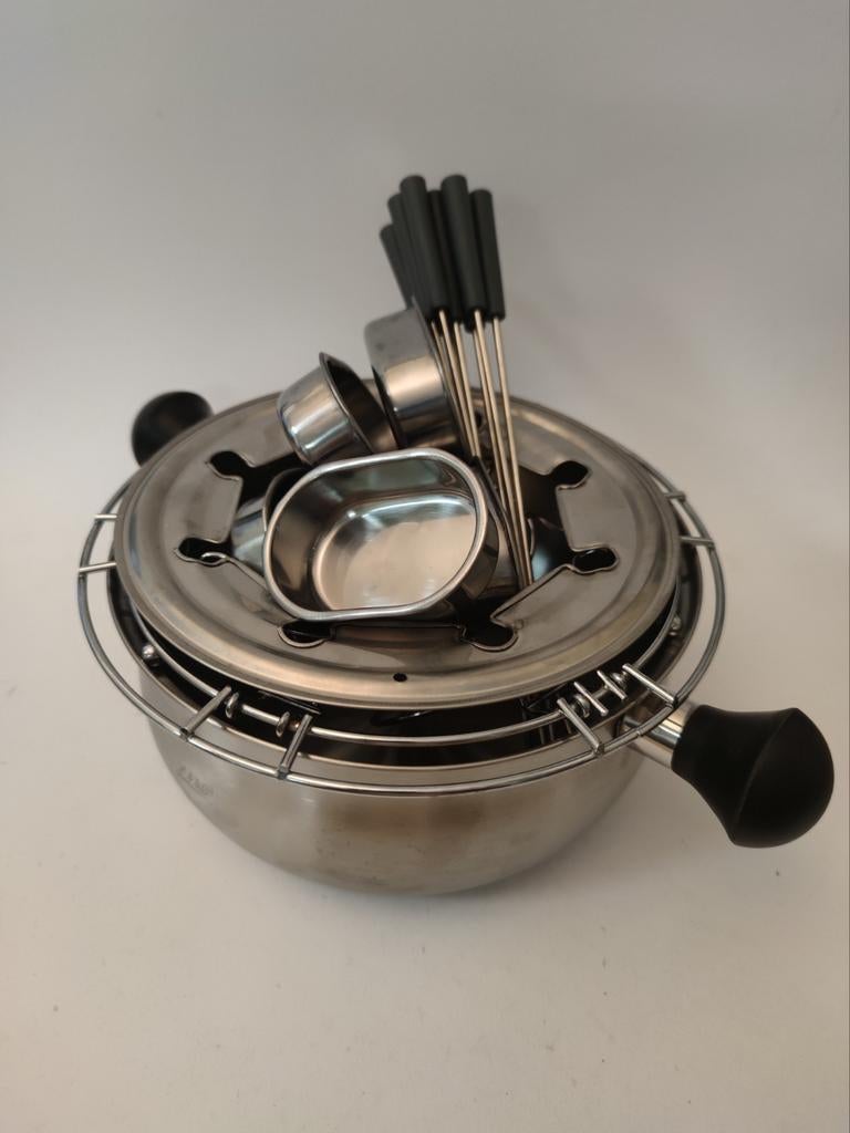 Fondueset 8 personen, Witgoed en Apparatuur, Gourmetstellen, Ophalen of Verzenden, Zo goed als nieuw, 8 personen of meer