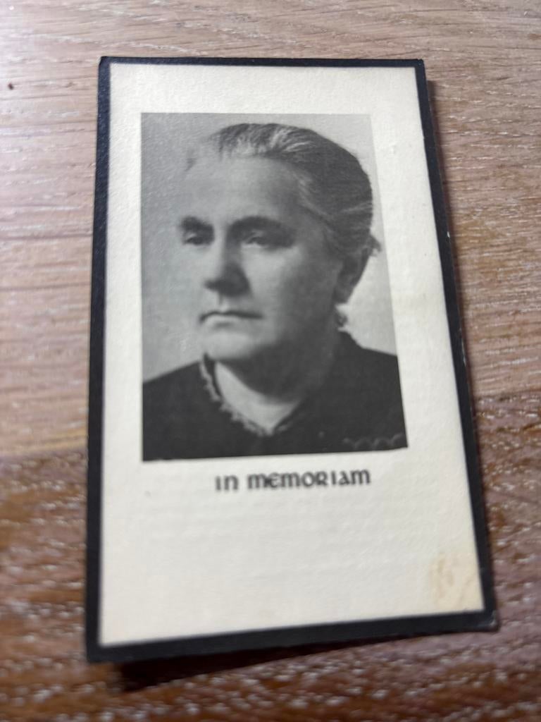 Aalsum van maria 1886 Nijega 1957 Franeker x Douma - 28418, Verzamelen, Ophalen of Verzenden, Bidprentje