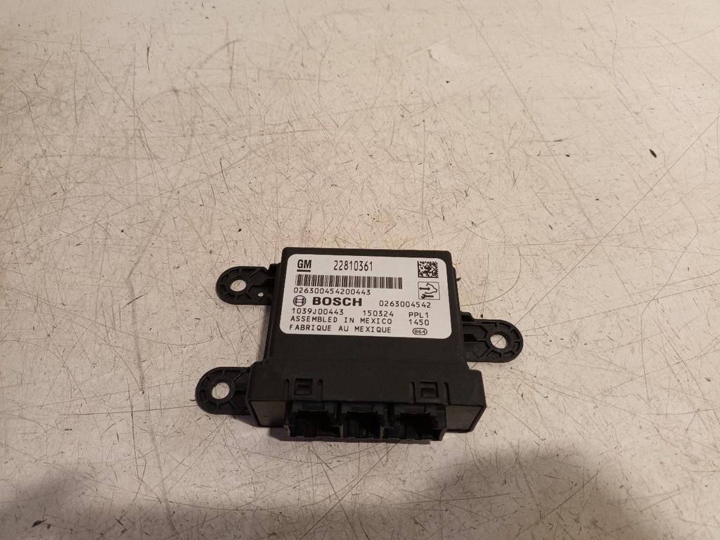 Computer park distance control Opel Zafira, Onderdelen@venauto.nl, Van der Ven Autorecycling B.V., Gebruikt, Ettenseweg 76, 4706 PB Roosendaal, The Netherlands