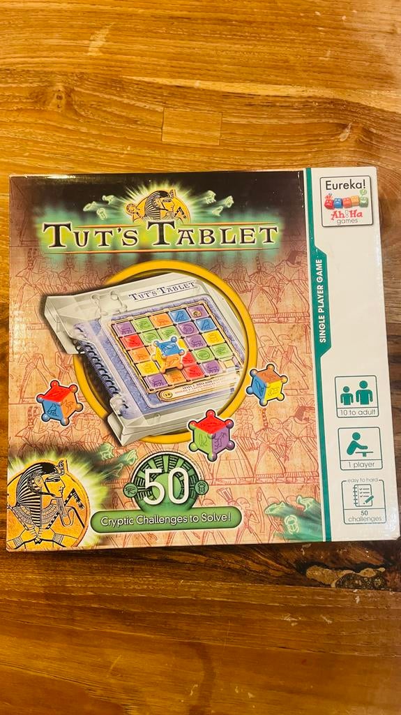 Tuts Tablet Puzzel - Cryptische Uitdagingen!, Ophalen of Verzenden, Minder dan 500 stukjes, Zo goed als nieuw, Overige typen