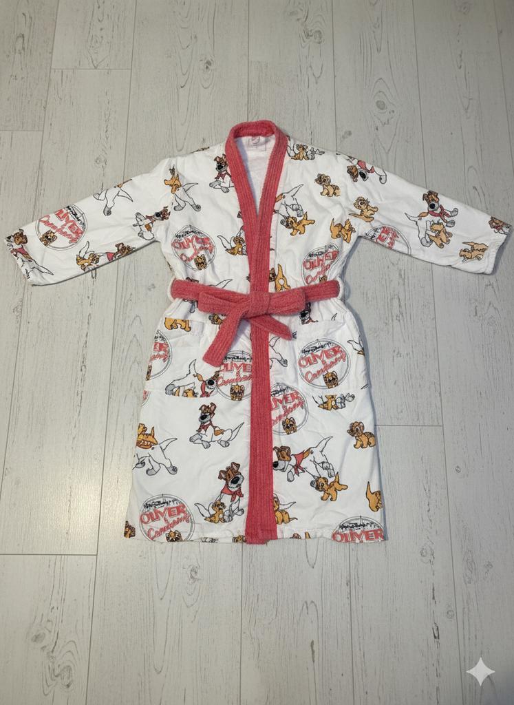 Vintage Disneyland Oliver & Company kinderbadjas, Verzamelen, Ophalen of Verzenden, Gebruikt, Beeldje of Figuurtje