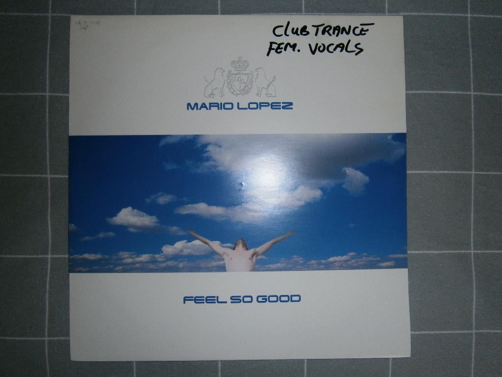 Mario Lopez – Feel So Good. 2002. Club Trance, Hard Trance, Ophalen, Zo goed als nieuw, 12 inch, Techno of Trance