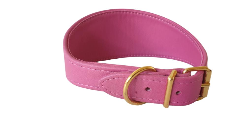 BOBBY Lévrier Halsband Windhond Fuchsia Nek 35-41 cm KOOPJE!, Dieren en Toebehoren, Ophalen of Verzenden, Handgemaakt, Nieuw