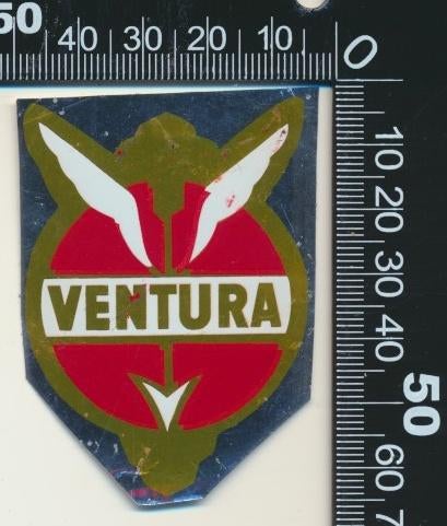 Sticker: Ventura (1), Ophalen of Verzenden, Zo goed als nieuw, Bedrijf of Vereniging