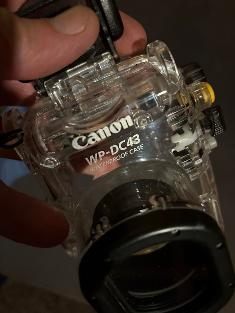 Waterdichte behuizing Canon Powershot S100 (WP-DC43), Audio, Tv en Foto, Fotografie | Onderwatercamera's, Ophalen, Gebruikt, 10 t/m 40 meter