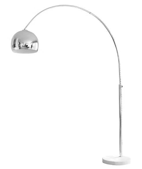 Booglamp met marmeren voet, Ophalen, Overige materialen, Zo goed als nieuw, Tijdloos