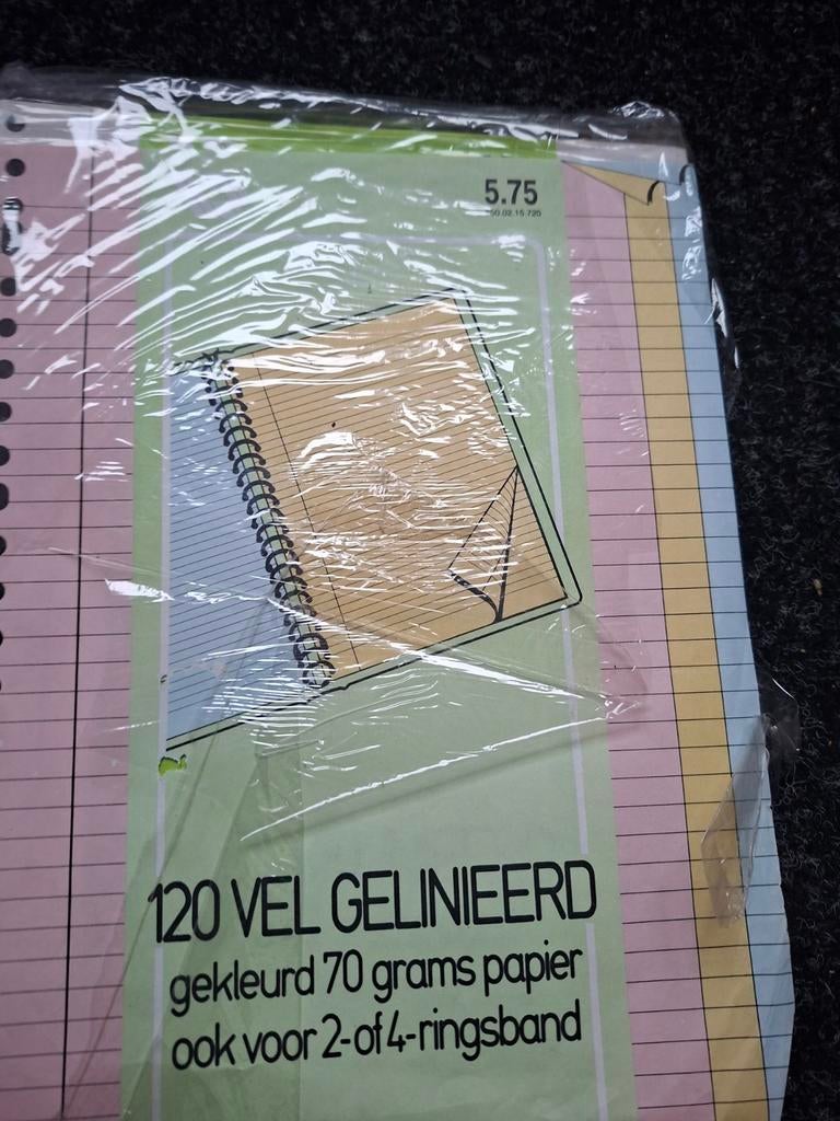 Gekleurd multomappapier., Diversen, Schoolbenodigdheden, Ophalen of Verzenden, Zo goed als nieuw