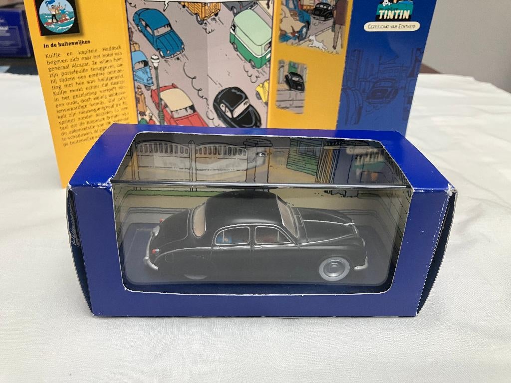 Kuifje De Jaguar uit Cokes in Voorraad mét certificaat 2007., Ophalen of Verzenden, Zo goed als nieuw, Auto, Overige merken