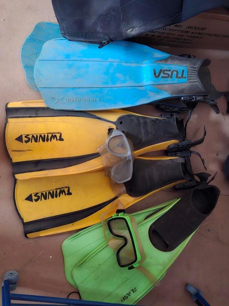 Complete Duikset - Slechts 20 Euro!, Ophalen, Gebruikt, Zwem- of Duikvliezen