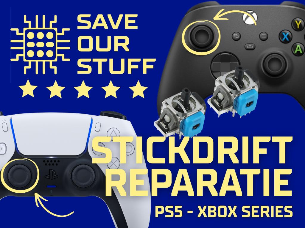 Reparatie Stickdrift PS4/PS5/XBox Controllers TMR Gulikit, No cure no pay, Spelcomputers