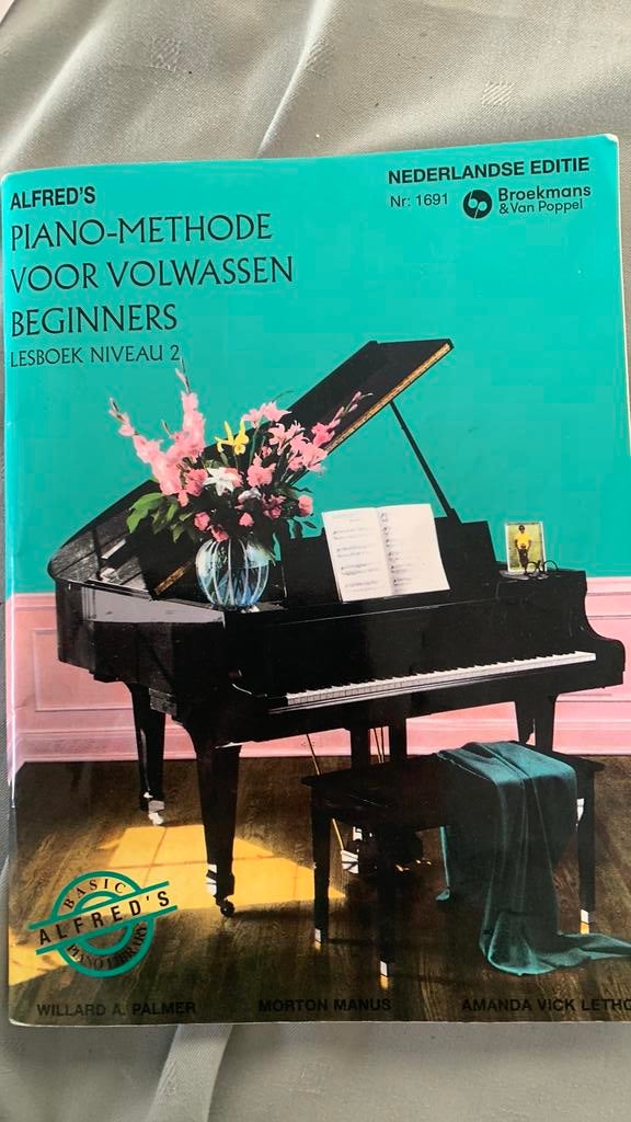 Alfred's piano methods voor volwassen beginners lesboek, Muziek en Instrumenten, Bladmuziek, Ophalen of Verzenden, Les of Cursus