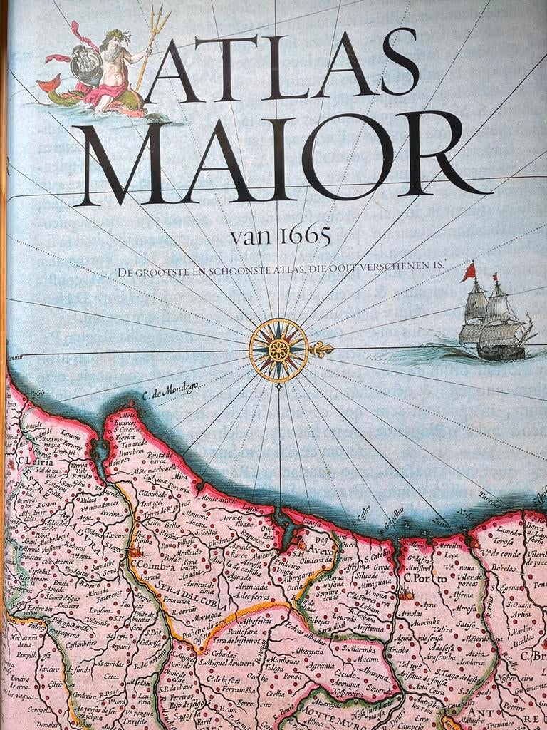 Atlas Maior van Johan Blaeu 1665 perfecte staat, Boeken, Voor 1800, Ophalen of Verzenden, Wereld, Landkaart