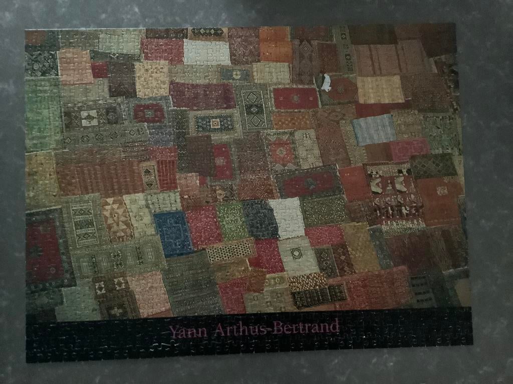 Perzische tapijt la terre vue du ciel puzzel 1000 -puzzle, Ophalen of Verzenden, 500 t/m 1500 stukjes, Zo goed als nieuw, Legpuzzel