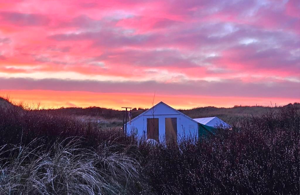 Tenthuis Genietsje, Camping Duinoord Ameland, Vakantie, Campings
