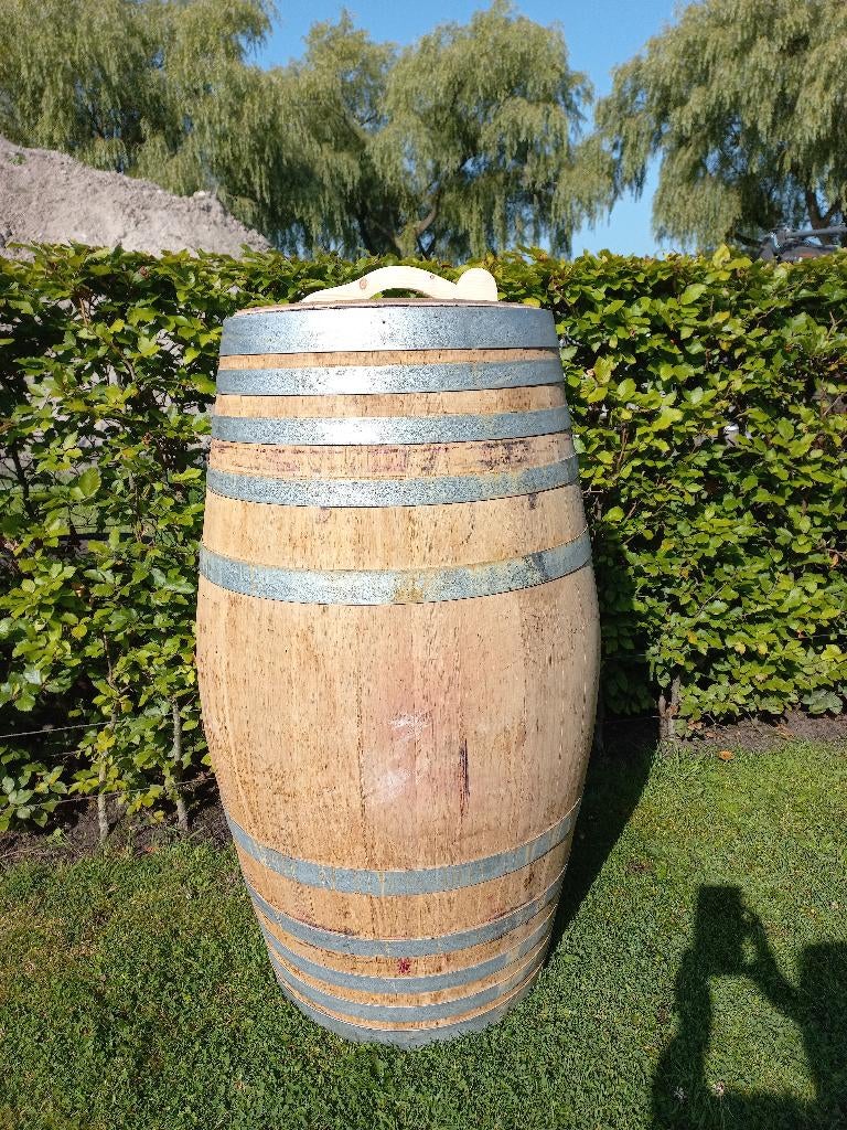 Regenton Eikenhouten Wijnvat 275 inhoud liter Sigaarmodel, 150 liter of meer, Ophalen, Nieuw, Hout