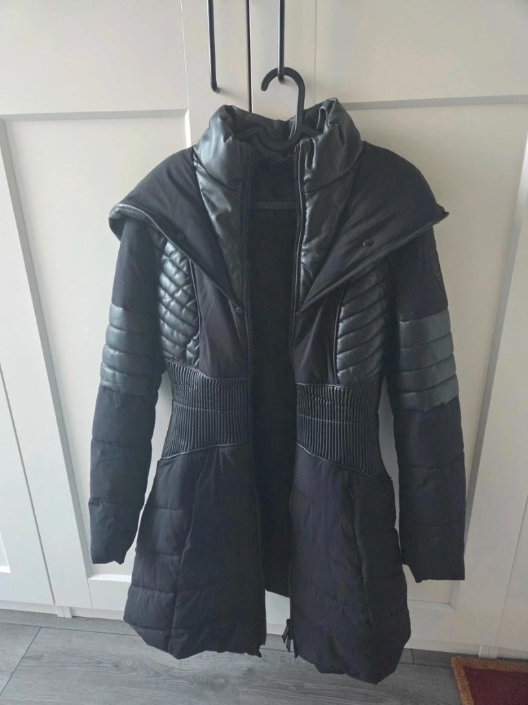 Guess gewatteerde jas, Kleding | Dames, Jassen | Winter, Guess, Zwart, Maat 42/44 (L), Ophalen of Verzenden