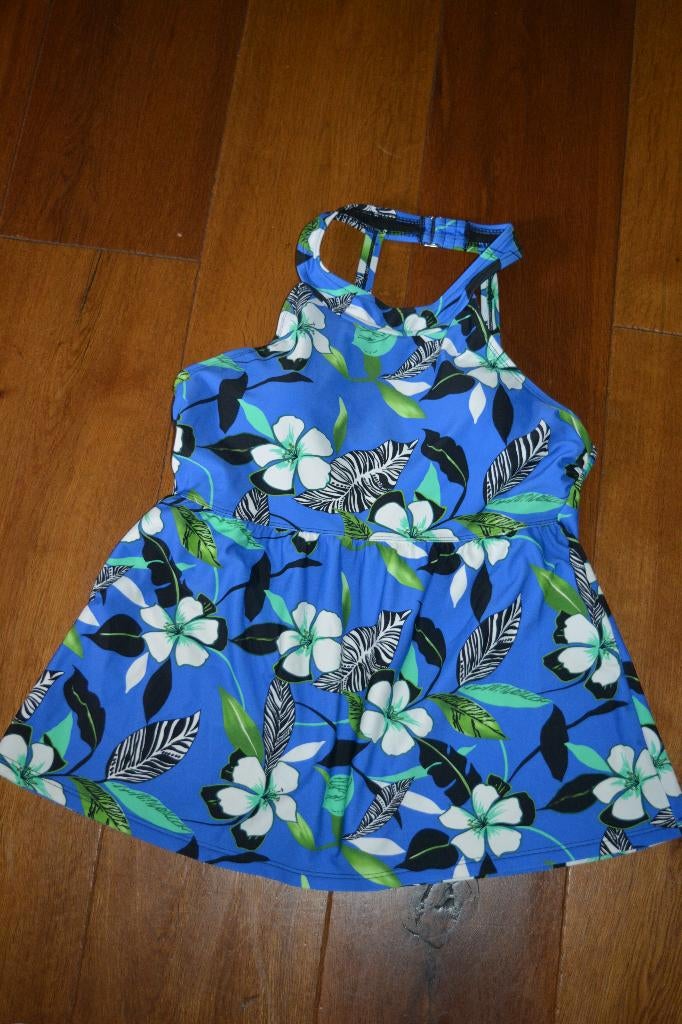 leuke tankini halter top, maat 38/40, cup C, Ophalen of Verzenden, Zo goed als nieuw, Blauw, Overige typen