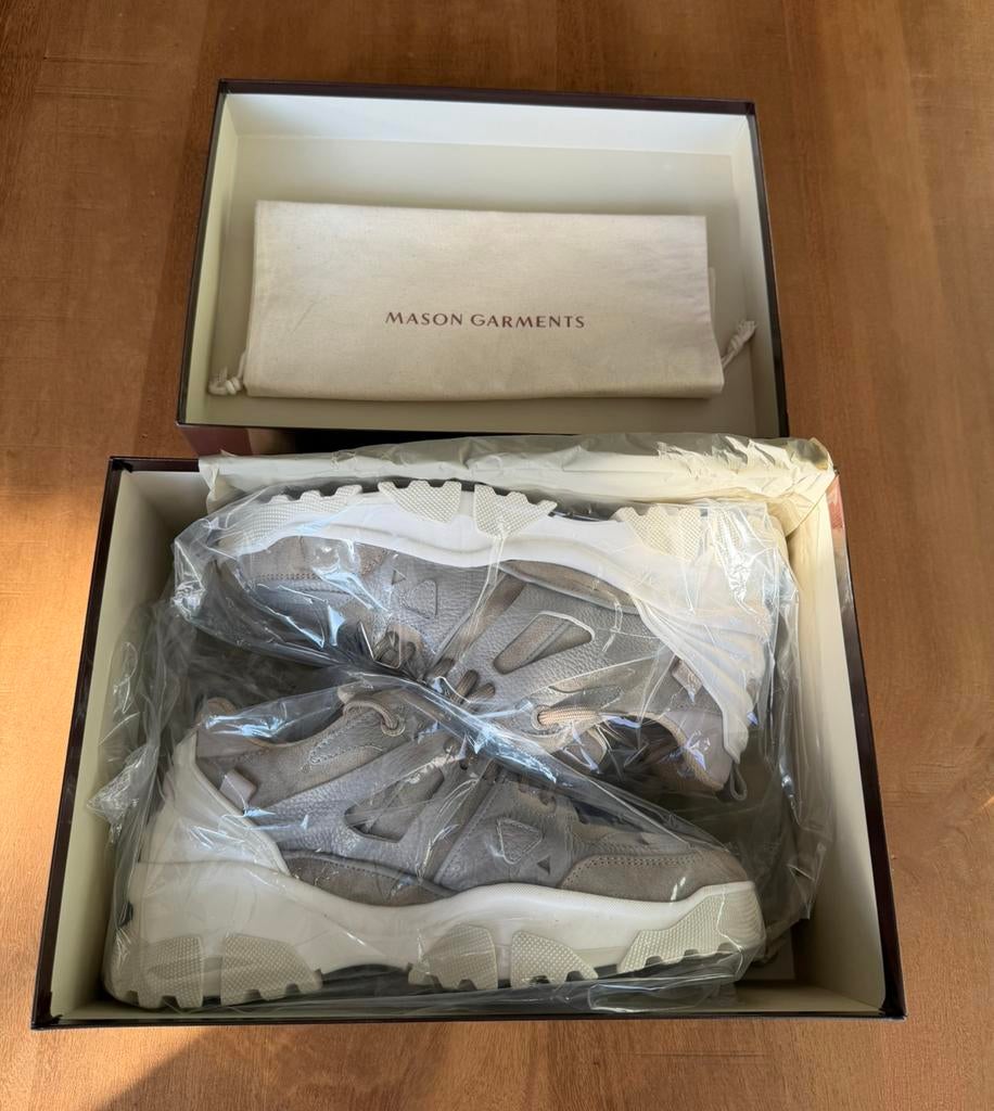 MASON GARMENTS Heren Genova Grey maat 43, Kleding | Heren, Overige kleuren, Nieuw, Ophalen of Verzenden, Veterschoenen