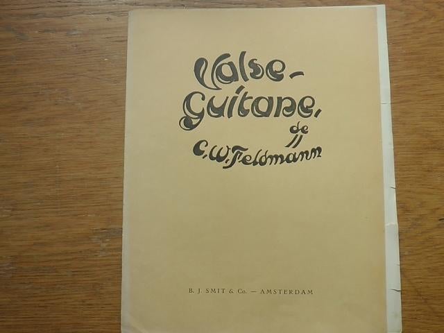 Feldmann - valse guitane -piano, Gebruikt, Ophalen of Verzenden, Artiest of Componist, Piano