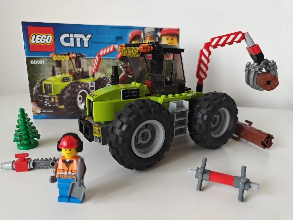 LEGO 60181 City Bostractor of trekker / Forest Tractor, Ophalen of Verzenden, Zo goed als nieuw, Complete set, Lego