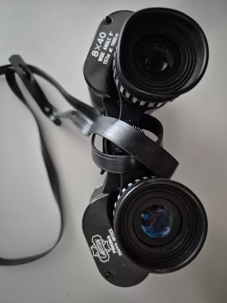 Carton 8x40 verrekijker, Ophalen of Verzenden, Zo goed als nieuw, 8 tot 12x, Met hoes of tas