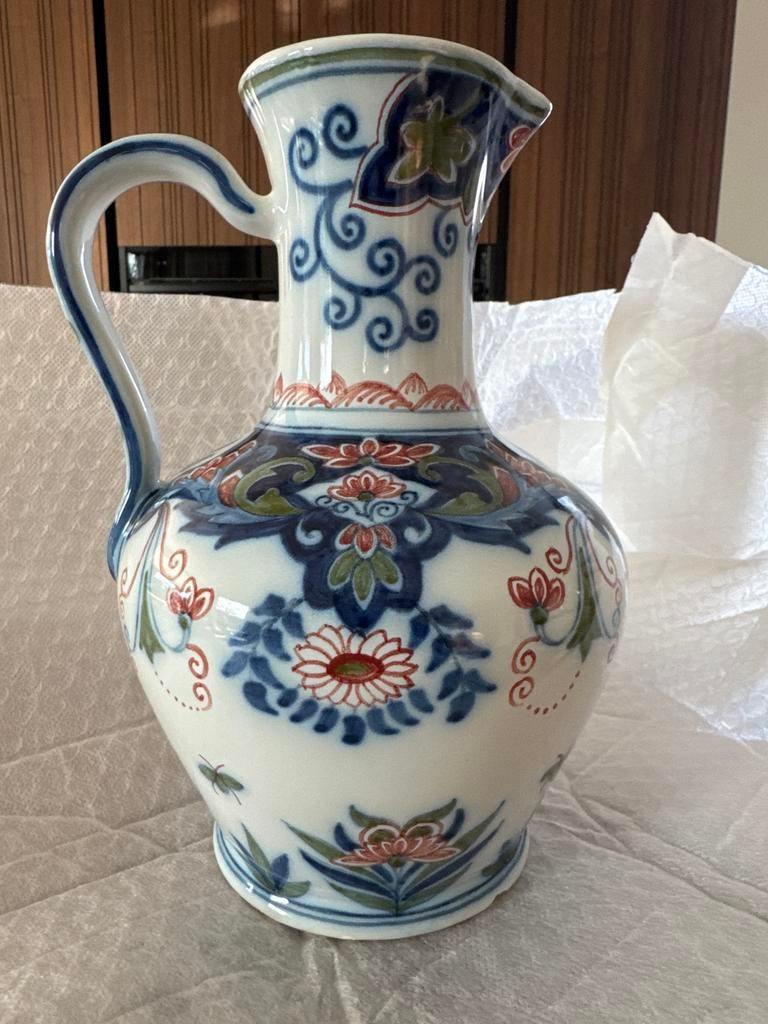 Makkum waterkan, Tichelaar, 24 cm, Antiek en Kunst, Antiek | Schalen, Ophalen of Verzenden