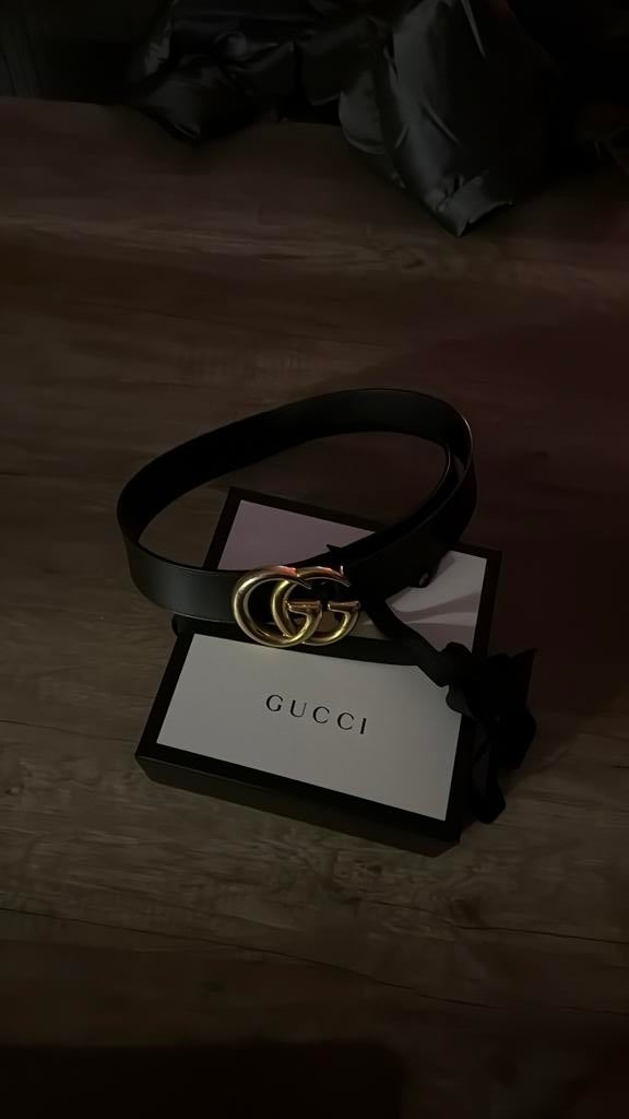 gucci riem maat 80 te koop, Ophalen of Verzenden, Zo goed als nieuw, Zwart, Minder dan 95 cm