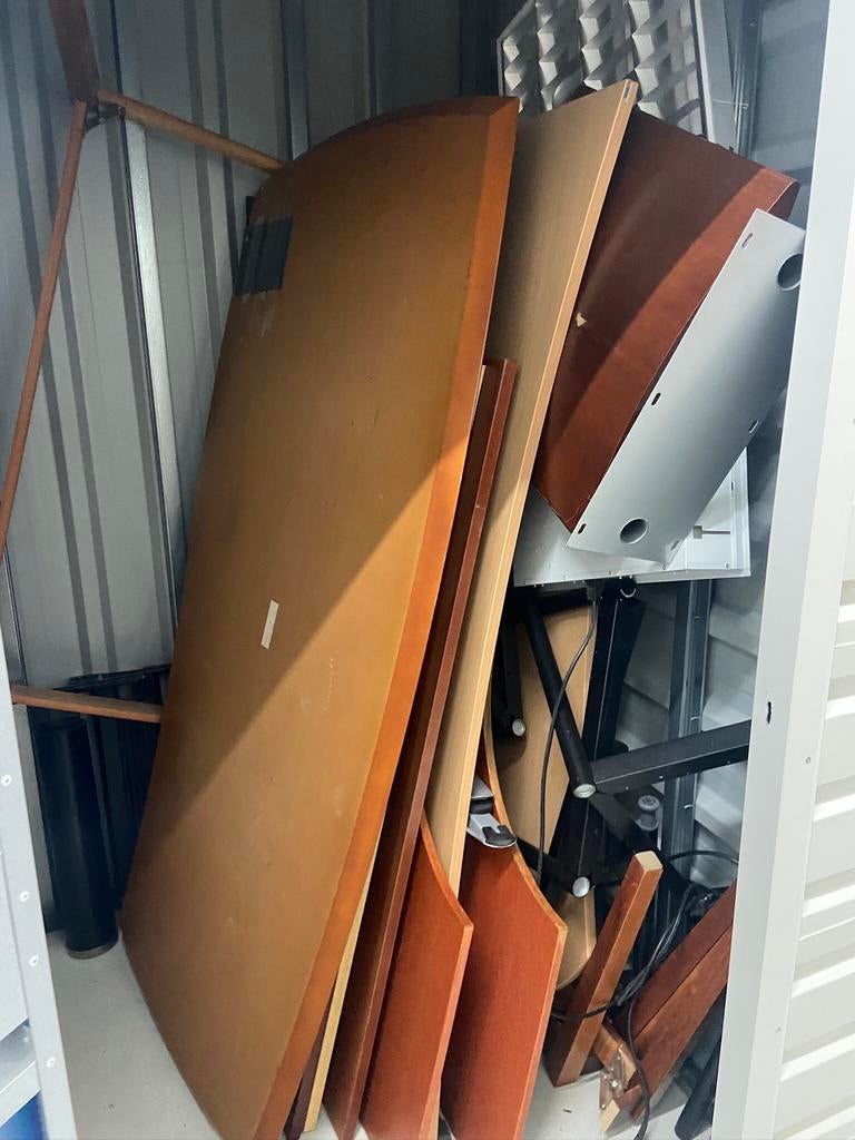 17 grote Houten platen planken bureau bladen boekenplank, Ophalen of Verzenden, Zo goed als nieuw