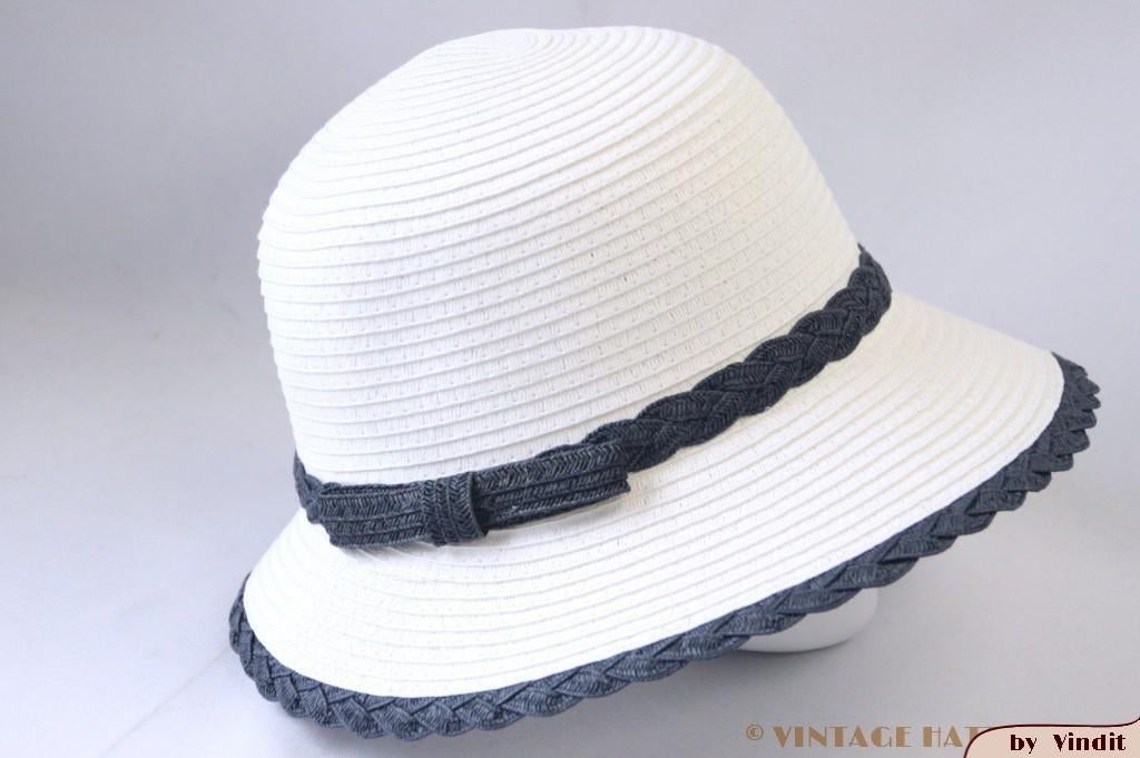 Dames Dophoed Cloche Hawkins wit papier vouwbaar 57 Nieuw, Kleding | Dames, Hoeden en Petten, 56 of 57 cm (M, 7 of 7⅛ inch), Hoed