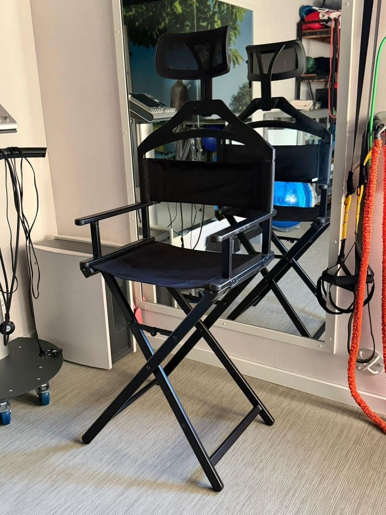 Visagie stoel, Ophalen, Gehele gezicht, Zwart, Zo goed als nieuw