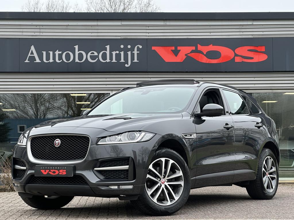 Jaguar F-Pace 2.0t AWD R-Sport | Panodak | Leder | Achteruit, Gebruikt, Euro 6, 4 cilinders, 252 pk