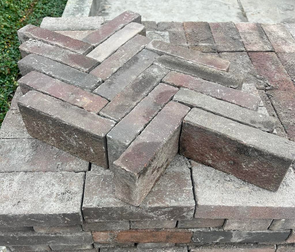 Gebakken waal genuanceerd - gebruikt, Ophalen, Gebruikt, Keramiek, Klinkers