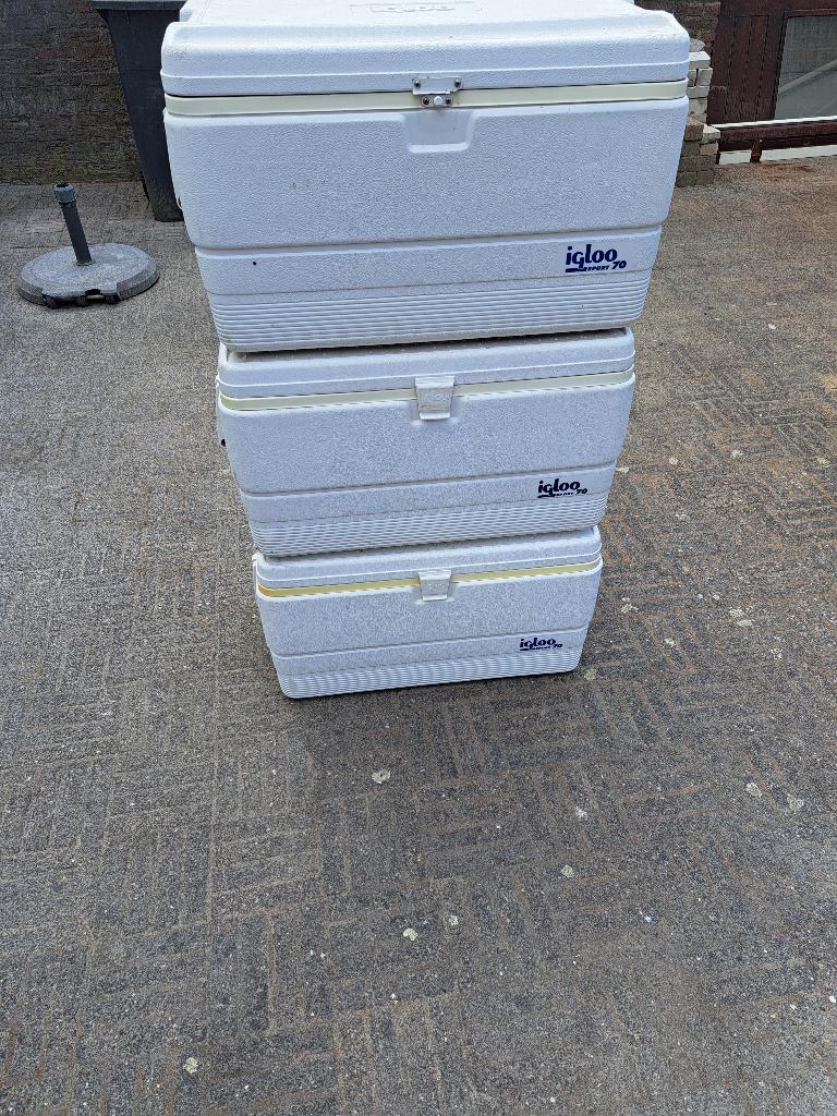 3x Igloo sport 70, grote koelboxen, Ophalen, Zo goed als nieuw, Koelbox, Koelelement