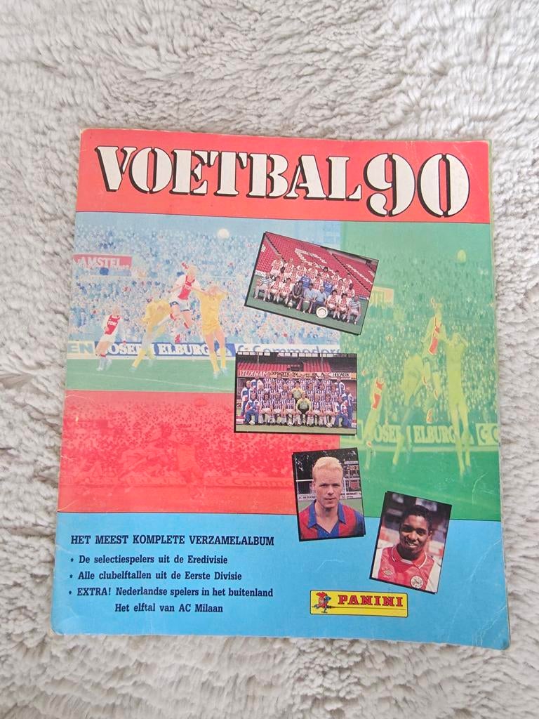 Panini Voetbal 90 Album met romario,van basten, rijkaard etc, Verzamelen, Ophalen of Verzenden, Gebruikt, Boek of Tijdschrift